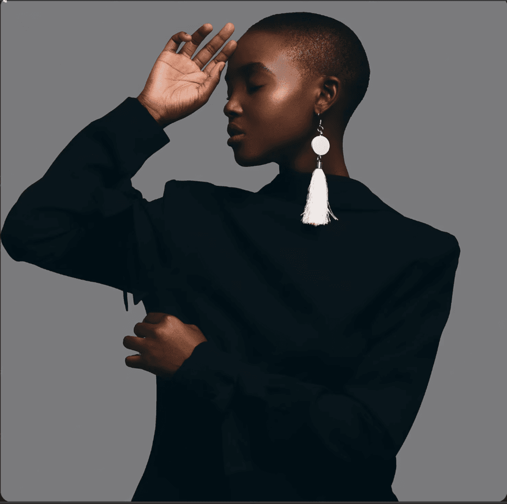 Stylish woman showcasing Qlozet fashion